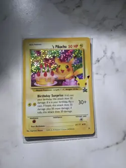 Pokemon Pikachu TCG Birthday Celebrations Holo Rare Card #24 NM/Mint Pack - Image 1