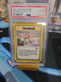 Pokemon Center New York Black Star Promo #40 PSA 6 Gem Mint - Image 1