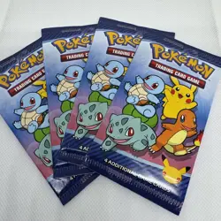 2021 Pokemon 25th Anniversary McDonald’s Booster Packs X4 Packs - Rare - Image 1