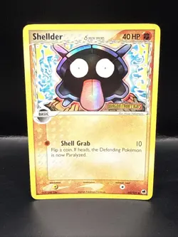 Pokemon Shellder (Delta Species) 63/101 Dragon Frontiers Reverse Holo Stamped - Image 1
