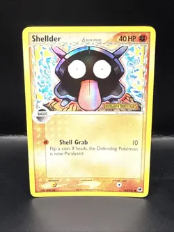 Pokemon Shellder (Delta Species) 63/101 Dragon Frontiers Reverse Holo Stamped - Image 2
