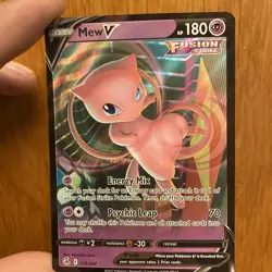 Mew V 113/264 Fusion Strike Ultra Rare Holo - Pokemon TCG - NM - Fast Ship - Image 1