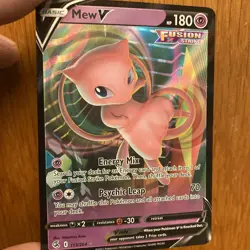 Mew V 113/264 Fusion Strike Ultra Rare Holo - Pokemon TCG - NM - Fast Ship - Image 2