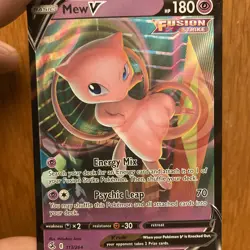 Mew V 113/264 Fusion Strike Ultra Rare Holo - Pokemon TCG - NM - Fast Ship - Image 3