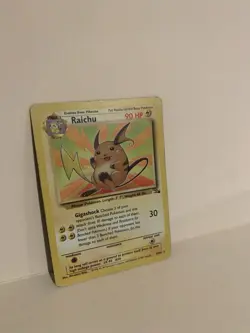 Raichu 29/62 non-holo rare. Pokemon TCG Fossil MP+/LP - Image 1