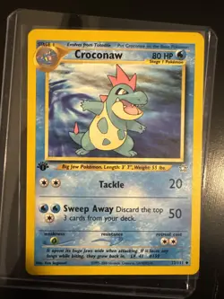 Pokemon TCG Croconaw 32/111 Neo Genesis Non Holo - Image 1