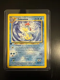 Pokemon TCG Croconaw 31/111 Neo Genesis Non Holo - Image 1