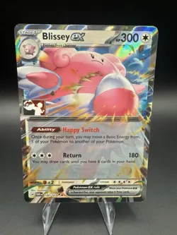 Play! Pokemon Prize Pack Series 7 Twilight Masquerade Blissey ex 134/167 - NM - Image 1