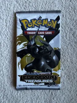 Pokemon Black & White Legendary Treasures Booster Pack NEW Sealed Zekrom Art - Image 1