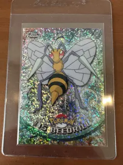 Topps Chrome Pokemon, Beedrill, Chrome Sparkle, #15 - Image 1