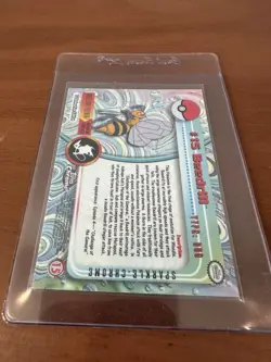 Topps Chrome Pokemon, Beedrill, Chrome Sparkle, #15 - Image 4