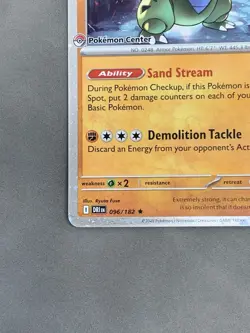Team Rocket's Tyranitar 096/182 Promo | Pokemon Center Stamp | Holo - Image 5