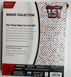Pokemon TCG Scarlet & Violet 151 Binder Collection Box NEW Factory Sealed - Image 2