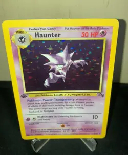 Pokemon TCG First Edition Haunter Fossil Holo 1999 6/62 NM Never Played - Image 5