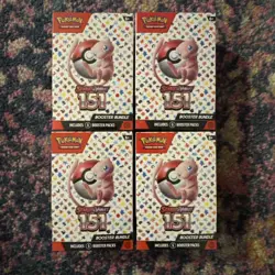 Pokemon TCG Scarlet & Violet 151 Booster Bundle Lot of 4 Sealed - Image 1