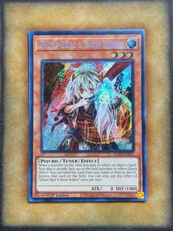 Yugioh Ghost Ogre & Snow Rabbit RA04-EN015 Secret Rare 1st Ed NM - Image 1