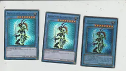 Lot de 3 Cartes Yu-Gi-Oh! Soldat du lustre noir DPBC-FR006,DPBC-FR006,SYE-FR024 - Image 1