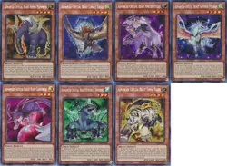 Yugioh Advanced Crystal Beast 7 Cards Sapphire Pegasus Secret Rare - Free Holo - Image 1