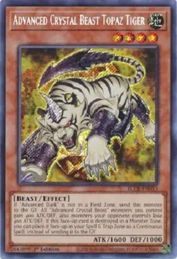 Yugioh Advanced Crystal Beast 7 Cards Sapphire Pegasus Secret Rare - Free Holo - Image 3
