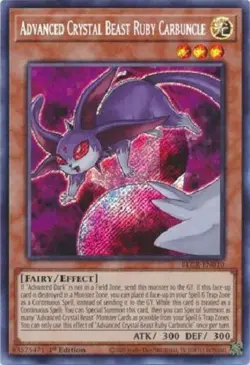 Yugioh Advanced Crystal Beast 7 Cards Sapphire Pegasus Secret Rare - Free Holo - Image 5