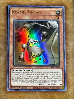 Yugioh Kozmo Tincan GFTP-EN085 Ultra Rare 1st Ed NM - Image 1