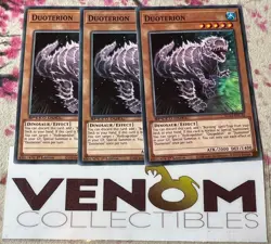 3x (M/NM) - Duoterion - SGX2-ENC10 - Common - 1st Edition YuGiOh - Image 1
