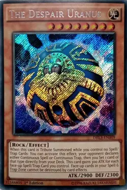 DRL3-EN009 THE DESPAIR URANUS SECRET RARE 1ST EDITION YuGiOh CARD - Image 1