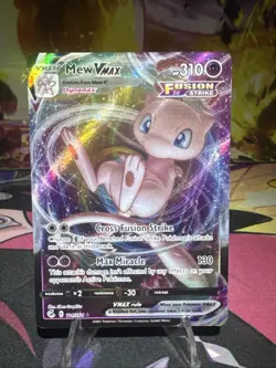 Mew Vmax Ultra Rare Full Art 114/264 Fusion Strike 2021 Pokemon Card NM Holo - Image 1