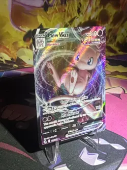 Mew Vmax Ultra Rare Full Art 114/264 Fusion Strike 2021 Pokemon Card NM Holo - Image 3