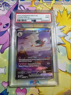Pokemon TCG Charizard EX 199/165 S&V 151 Special Illustration Rare Card PSA - Image 1