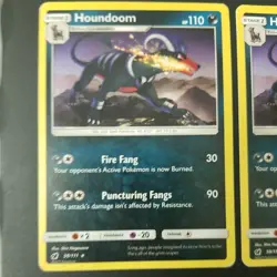 ×2 Houndoom 59/111 - Crismon Invasion - Rare - Pokemon Card lp/MP - Image 2