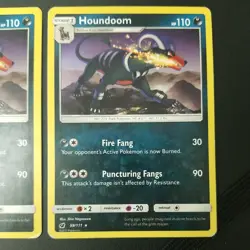 ×2 Houndoom 59/111 - Crismon Invasion - Rare - Pokemon Card lp/MP - Image 3