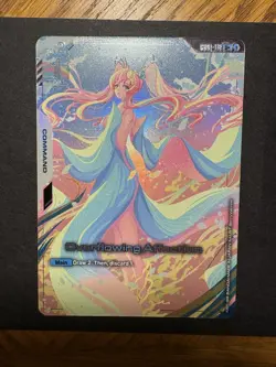 Gundam Card Game - Overflowing Affection GD01-118 U+ - Alt Art - English NEWTYPE - Image 1