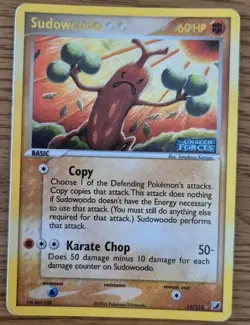 Pokemon Cards Sudowoodo Ex Unseen Forces /115 Rare Reverse Holo - Image 1