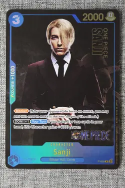 Sanji (Premium Card Collection -Live Action Edition-) P-050 One Piece Promotion - Image 1