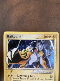 Raikou Gold Star Holo Card 114/115 Unseen Forces NM Condition - Image 2