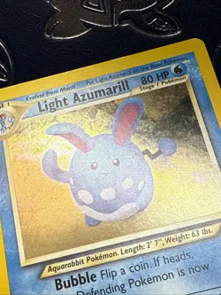 Light Azumarill 13/105 Holo Neo Destiny Unlimited Pokemon Card LP + SWIRL - Image 5
