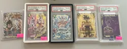 Dbz Cards Lot PSA 10 Signed! 5 Cards Mint Condition! - Image 1