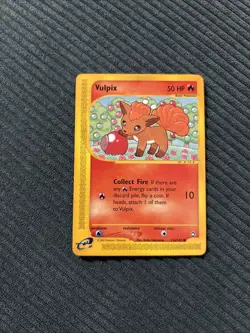 Pokemon TCG Vulpix 116/147 Aquapolis Regular Card 2002 Edition - Image 1