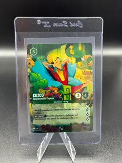 Disney Lorcana Card Kuzco Temperamental Emperor 8/C1 Promo Rare DLC NM 2024 - Image 1