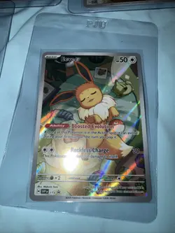 Eevee Black Star Promo 173 Prismatic Evolutions Card NM Condition - Image 3