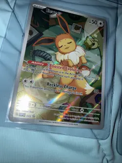 Eevee Black Star Promo 173 Prismatic Evolutions Card NM Condition - Image 4