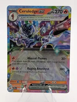 Ceruledge Ex 2024 Surging Sparks #036/191 SSP Double Rare Pokemon Card - Image 1