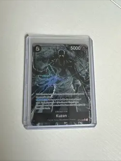 One Piece CCG Kuzan Parallel OP-10 082 Royal Blood SR Card Near Mint Condition - Image 1