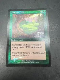 Verdant Field FOIL Prophecy NM Green Uncommon MAGIC GATHERING CARD - Image 1