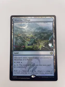 1xMTG Mistrise Village-Tarkir Dragonstorm-NM Foil Promo Pack - Image 1