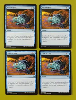 Turn to Frog x4 Magic Origins 4x Magic the Gathering MTG - Image 1