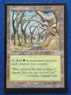 Gaea's Cradle MTG Urza's Saga NM Unplayed Pack to Sleeve - Image 1