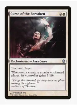 Curse of the Forsaken | MTG Commander 2013 | EDH Curse Tribal Staple | LP - Image 1