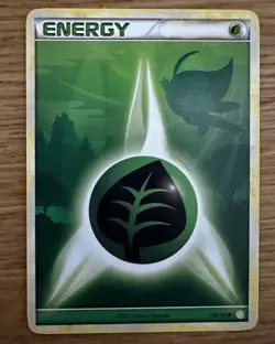 Grass Celebi Energy 115/123 - HGSS - Pokemon Card - NM/M - Image 1